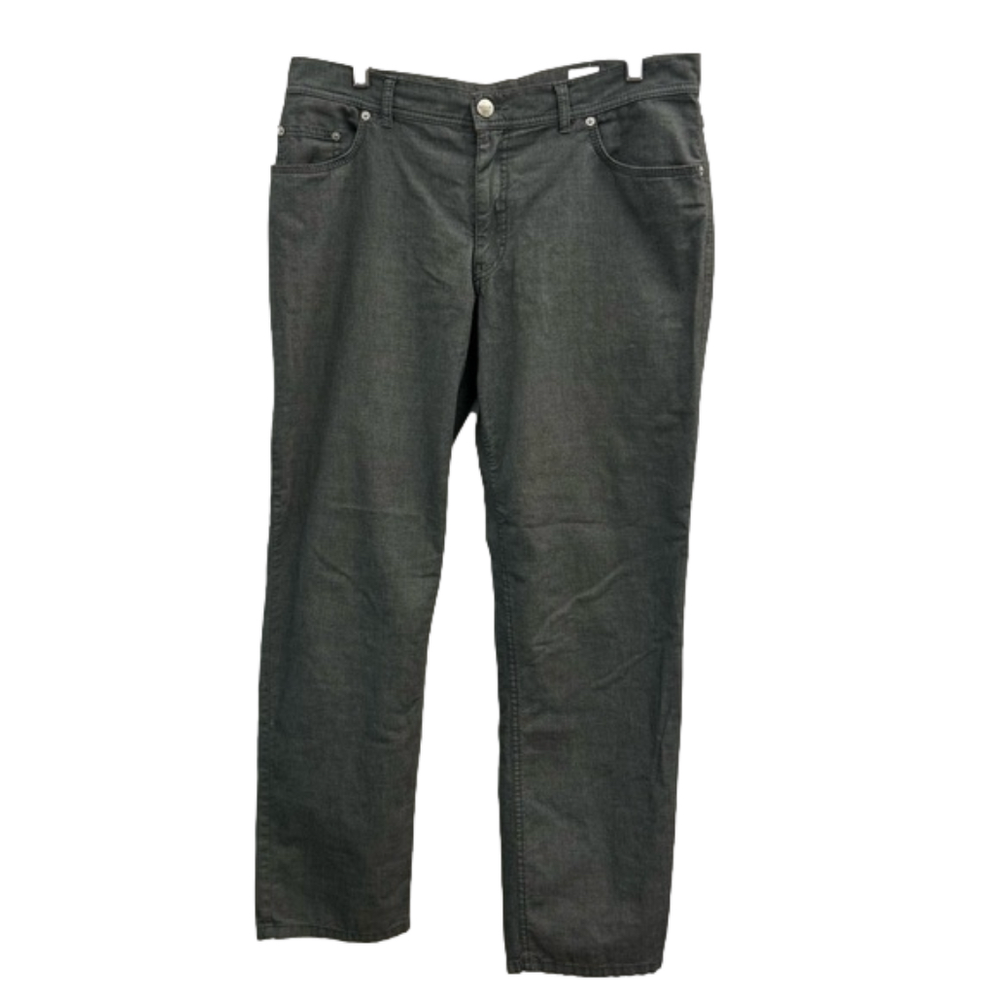 BRAX Cooper Fancy Regular Feel Good Dark Grey Size 38 x 32 Pants EUC Men’s